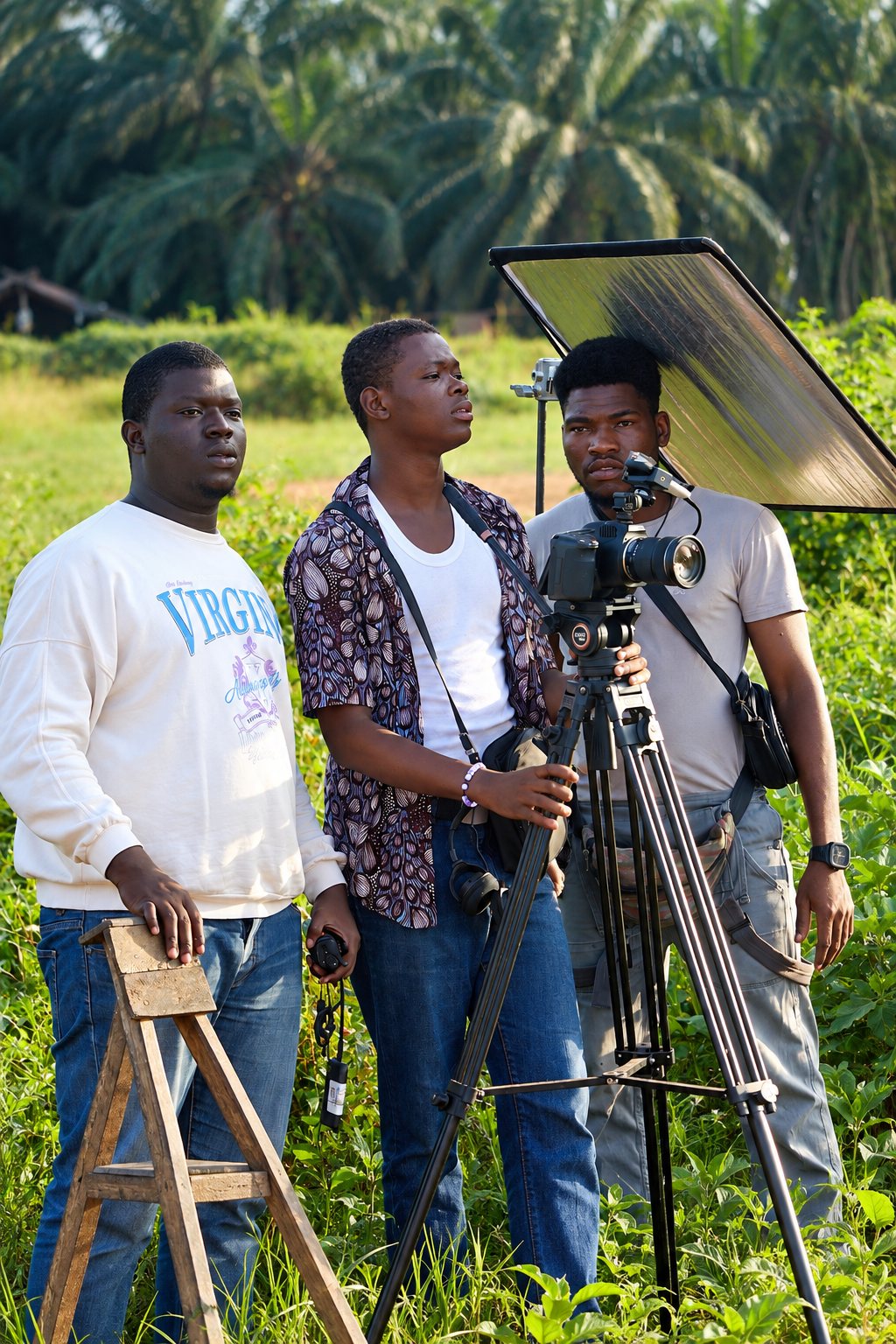 Dans les coulisses du tournage de Le Silence des Masques.